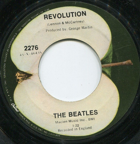 Compacto Single The Beatles Hey Jude Revolution Mono 1968 Us (Usado)