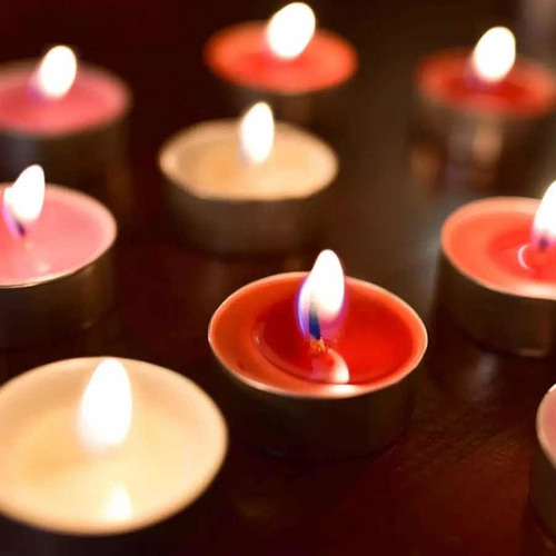 Imagen 8 de 8 de Velas Tea Lights Flotantes Decorativas Colores Aromas 10pzs