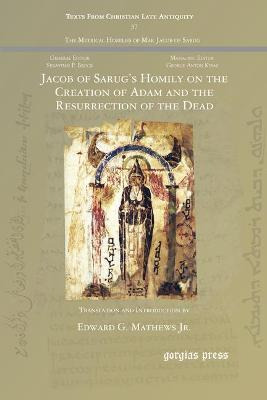 Libro Jacob Of Sarug's Homily On The Creation Of Adam And...