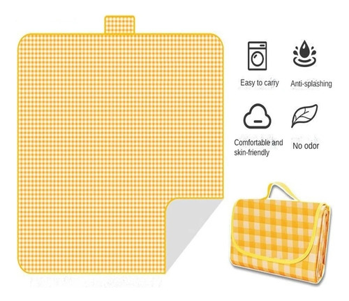 Alfombra Picnic Impermeable 1 M X 1.5 M Acampar Aire Libre
