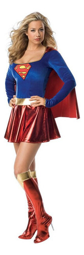Disfraz De Supergirl Para Mujer Y Niña, Cosplay F