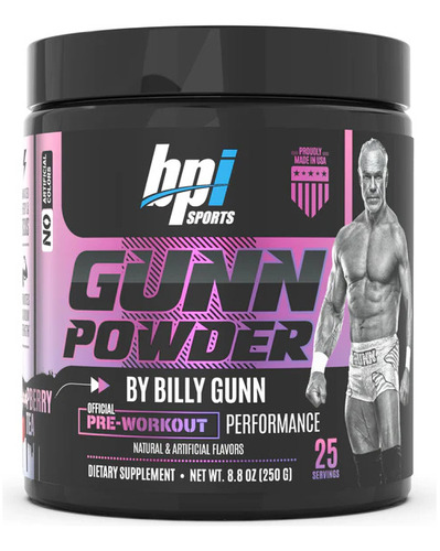 Bpi Sports Pre Workout By Billy Gunn Powder 25 Srv