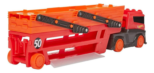 Camion Hot Wheels City Mega Remolque Premium