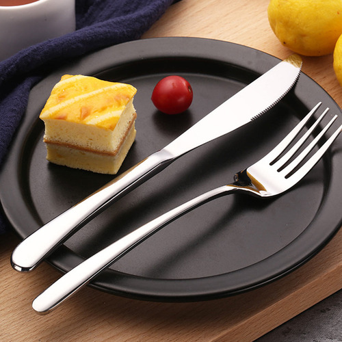 Cuchillo De Acero Inoxidable, Tenedor, Cuchara, Carne