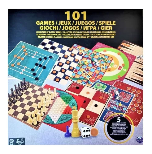 Colección 101 Juegos De Mesa Spin Master