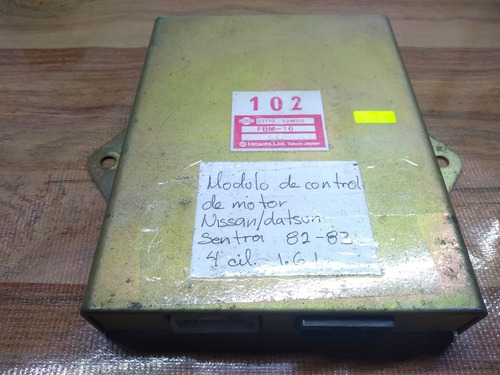 Ecu Computadora Motor Nissan Datsun Sentra 1.6l Modelo 82-83