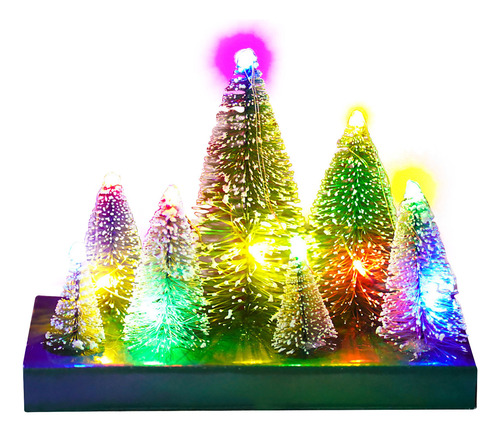 Árbol Artificial De Decoración Navideña Con Luces Led Mini D