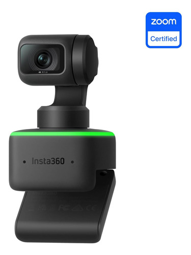 Camara Webcam Insta360, 4 K, Cmos, Con Micrófono, Negro