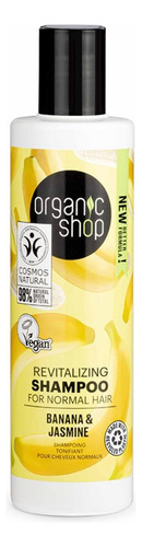 Shampoo Quebradiço Vegano Banana E Jasmin Organic Shop 280ml
