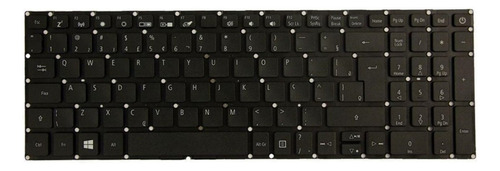 Teclado Notebook Acer Aspire 3 A315-41 A315-41-r1rj Abnt2 Br Cor Preto Idioma Português Brasil