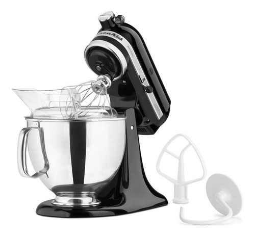 Batidora Kitchenaid 4,8 Lts Negra Rksm150psrob Color Onyx black Frecuencia 50 Hz x 60 Hz