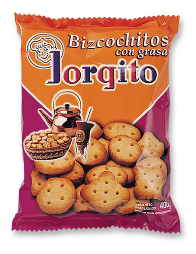 Jorgito Bizcochos 400gr X 2un - Cioccolato Tienda De Dulces