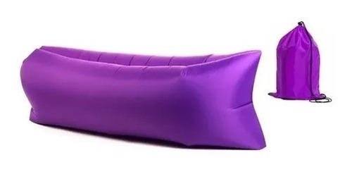 Imagen 2 de 10 de Bolsa Sofa Lazy Bag Sofa Colchoneta Inflable Flota Colores