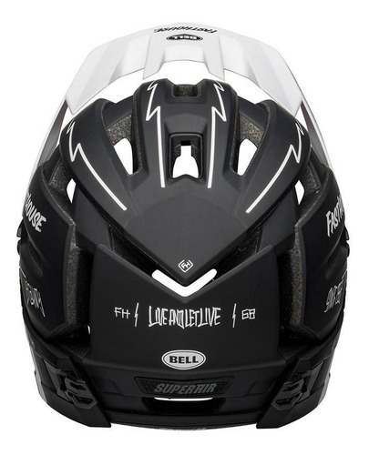 Casco de ciclismo Bell Super Air Spherical Fasthouse, color negro, tamaño 55-59 cm