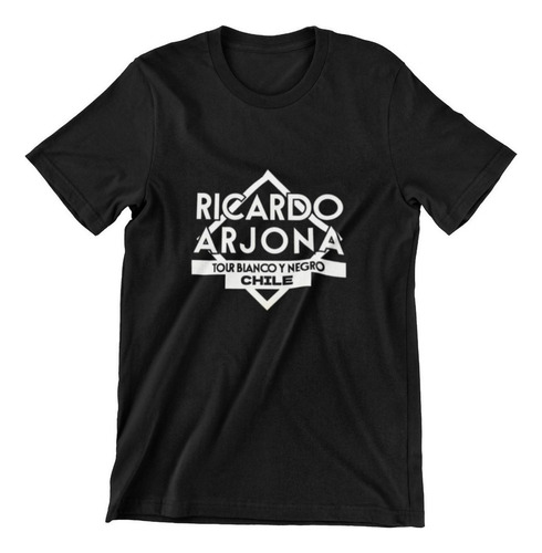 Polera Ricardo Arjona Concierto Tour Estampado Algodon