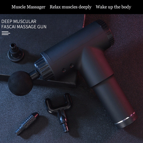 Imagen 6 de 8 de 32 Velocidades Lcd Pistola De Masaje Profundo Tejido Percusi