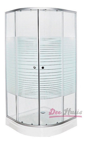 Shower Door Vidrio Templado Listado 90x90x200 5mm/dec Haus