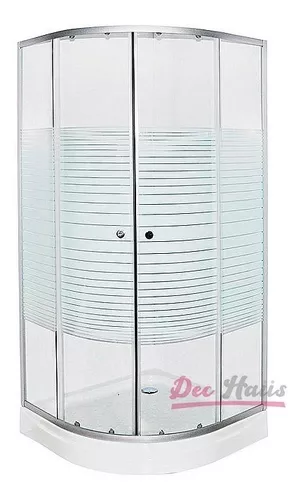 Shower Door Vidrio Templado 90x90x200 Cm Venecia  Dechaus 
