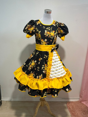 Vestido Niña Huasa/ Chinita Fiestas Patrias Chile Talla 16