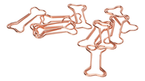 Clips De Oficina, 100 Unidades, Con Forma De Papel Galvaniza
