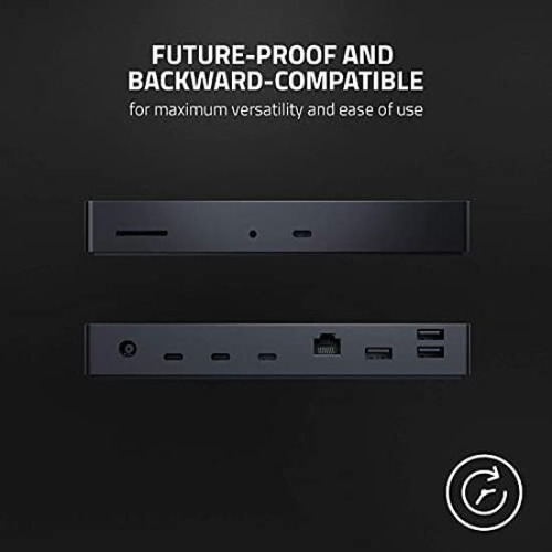 Razer Thunderbolt 4 Dock (negro) 10 Puertos Salida De Pantal