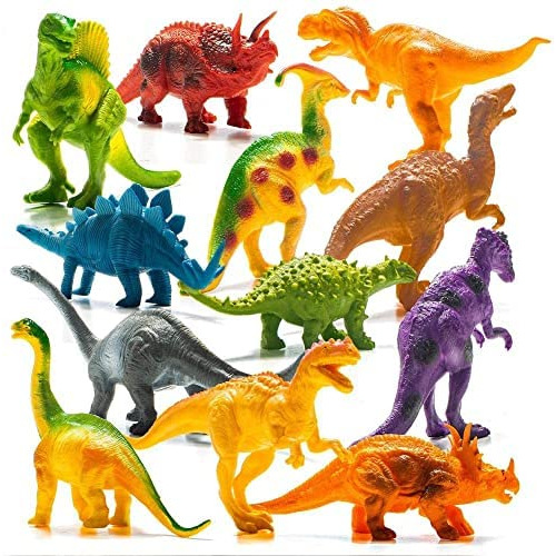 Paquete De Dinosaurios De 7  De Aspecto Realista Prextex De