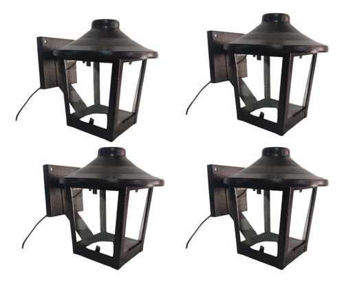 Farol De Aplicar Pack X 4 Apto Exterior Super Oferta.