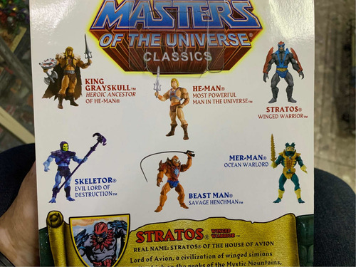Motuc Stratos Master Of The Universe Mattycollector He Man (Usado)