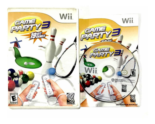 Game Party 3 - 19 Juegos - Juego Original Para Nintendo Wii (Usado)