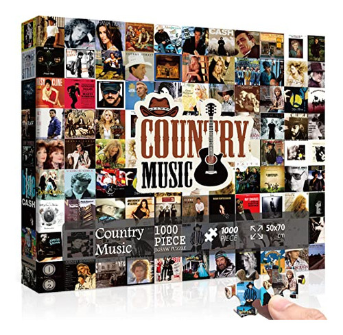 Country Music Jigsaw Puzzles 1000 Piezas, Album Cover 5zdhf