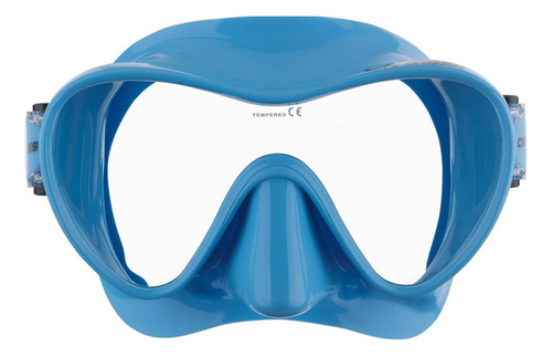 Visor Cressi F1 Frameless Buceo, Snorkeling Y Apnea Blue