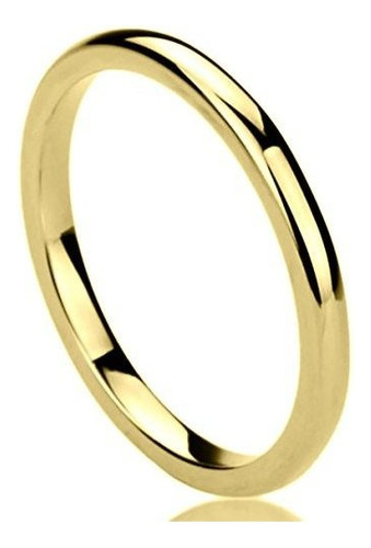 Alianza Unisex Para Mujer, 2 Mm, Anillo De Bodas De Ajuste 