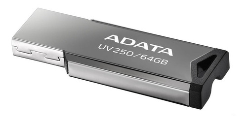 Memoria USB Adata UV250 AUV250-64G-RBK 64GB 2.0 plateado