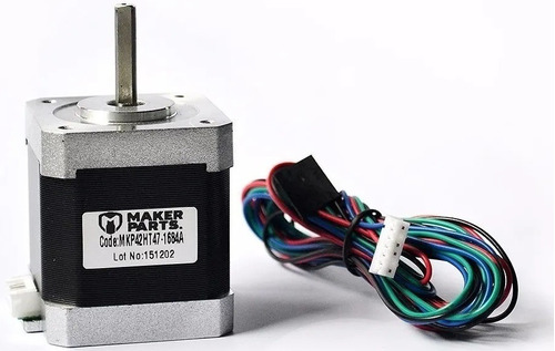 Motor Nema 17 Alto Torque 1.8 Cnc Impresora 3d 4.4 Kg +cable