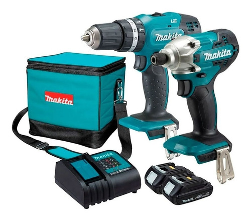 Combo Rotomartillo Y Atornillador 18v Makita Dlx2336syx 