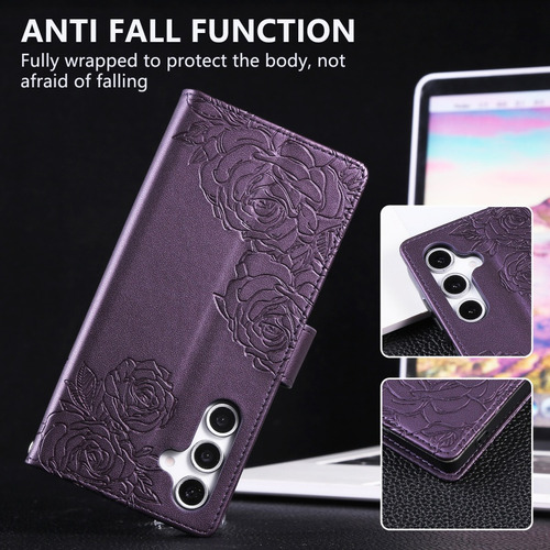 Funda Magnética De Piel Tipo Cartera Para Samsung Galaxy A56 A36 A26 A16 A55 A35 A25 A15 A54 A34 A24 A1