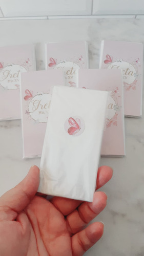 Pañuelitos De Papel Personalizados Souvenir X 15