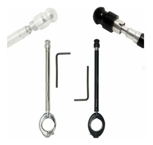 Antena Corta Hilo Curado Para Moto Metalica Seguridad +envio