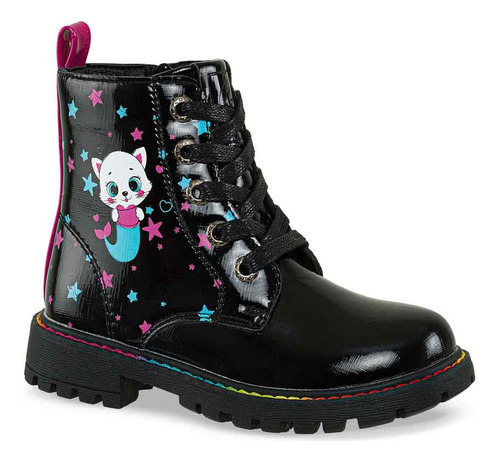 Botas Catys Negro Para Niña Los Gomosos