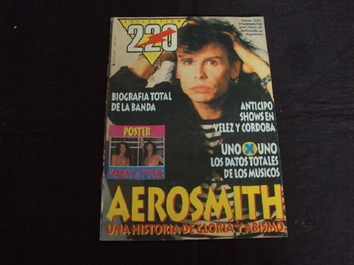 Revista Coleccion 220 # 3  (c/poster) Tapa Aerosmith