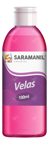Corante Líquido Pink Fluorescente Sarama Velas Anilina 100ml