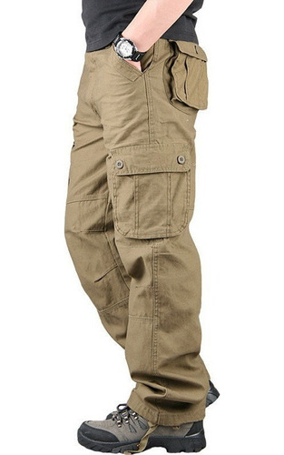 W Pantalones Impermeable Cargo Combate Militar De Senderismo