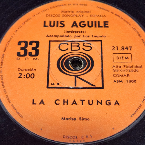 Simple Luis Aguile 21847 Cbs C8