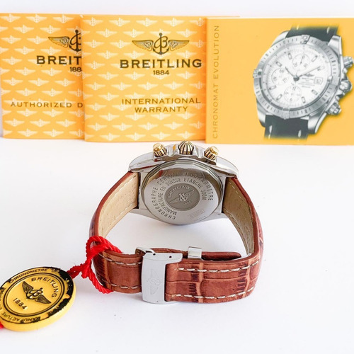 Breitling Chronomat Evolution Ouro & Aço 44mm Completo