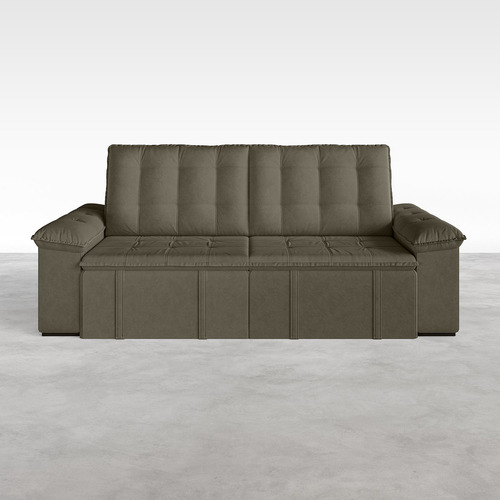 Sofá Cama Palmeira 3 Lugares Retrátil Reclinável 2,20m Wt