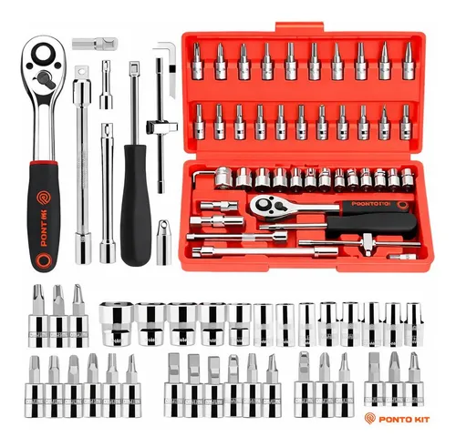Kit Chaves Ferramentas Jogo Fenda Philips Catraca Soquete Allen 4...