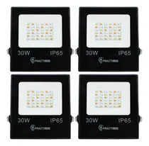 Comprar Pack X 4 Reflectores Led 30w Rgb Exterior Control Remoto