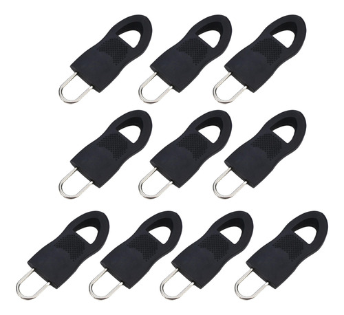 10 Piezas Desmontable Zip Fixer Zipper Tags Reparación Pull