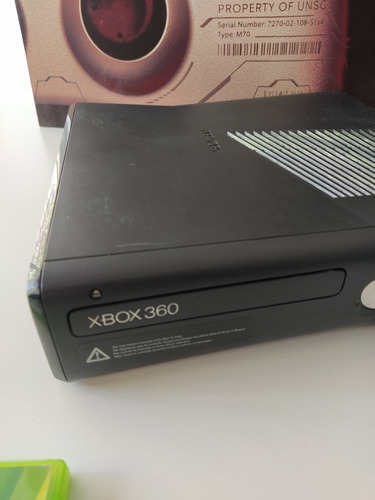 Xbox 360 Slim Original + Juego + Joystick + Fuente 220v