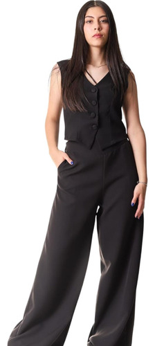 Set Casual Pantalon Y Chaleco Dama